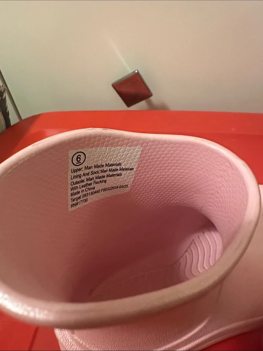 Kids Pink Waterproof Rain Boots